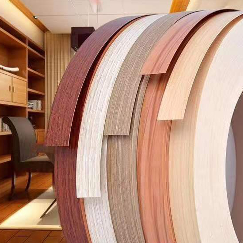 خدمة تصميم حواف PVC حسب الطلب باستخدام حبيبات الخشب مع خدمة تطوير الألوان خدمة تصميم حواف PVC حسب الطلب باستخدام حبيبات الخشب مع خدمة تطوير الألوان